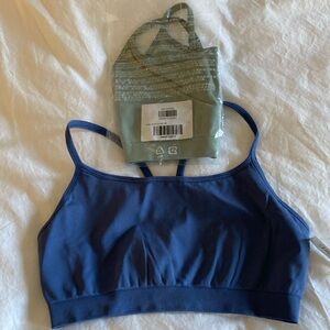 Gap seamless racer back bralette bundle (2)- size small